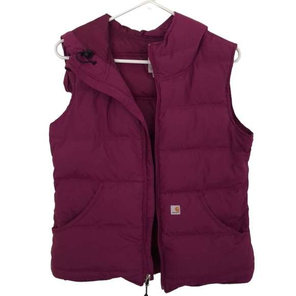 Carhartt Jackets & Coats Carhartt Womens Vest Jacket Purple Waist
